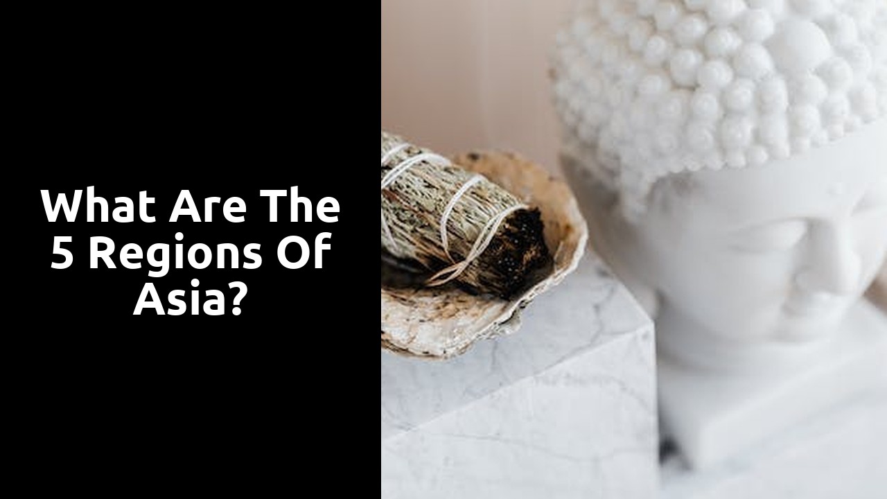 What are the 5 regions of Asia?